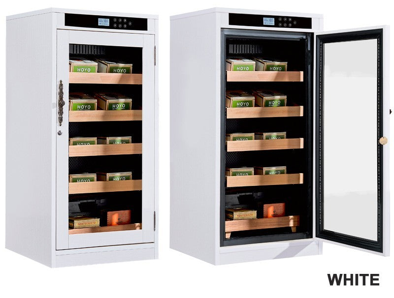 Redford Lite Custom Finish Cigar Humidor – 1,250 Count Electric Climate-Controlled Cabinet