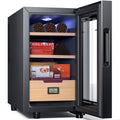 23L Electric Cigar Humidor for 150 Counts,Cooling & Heating Control System,New Year,Christmas Gifts,Father'S Day Gift