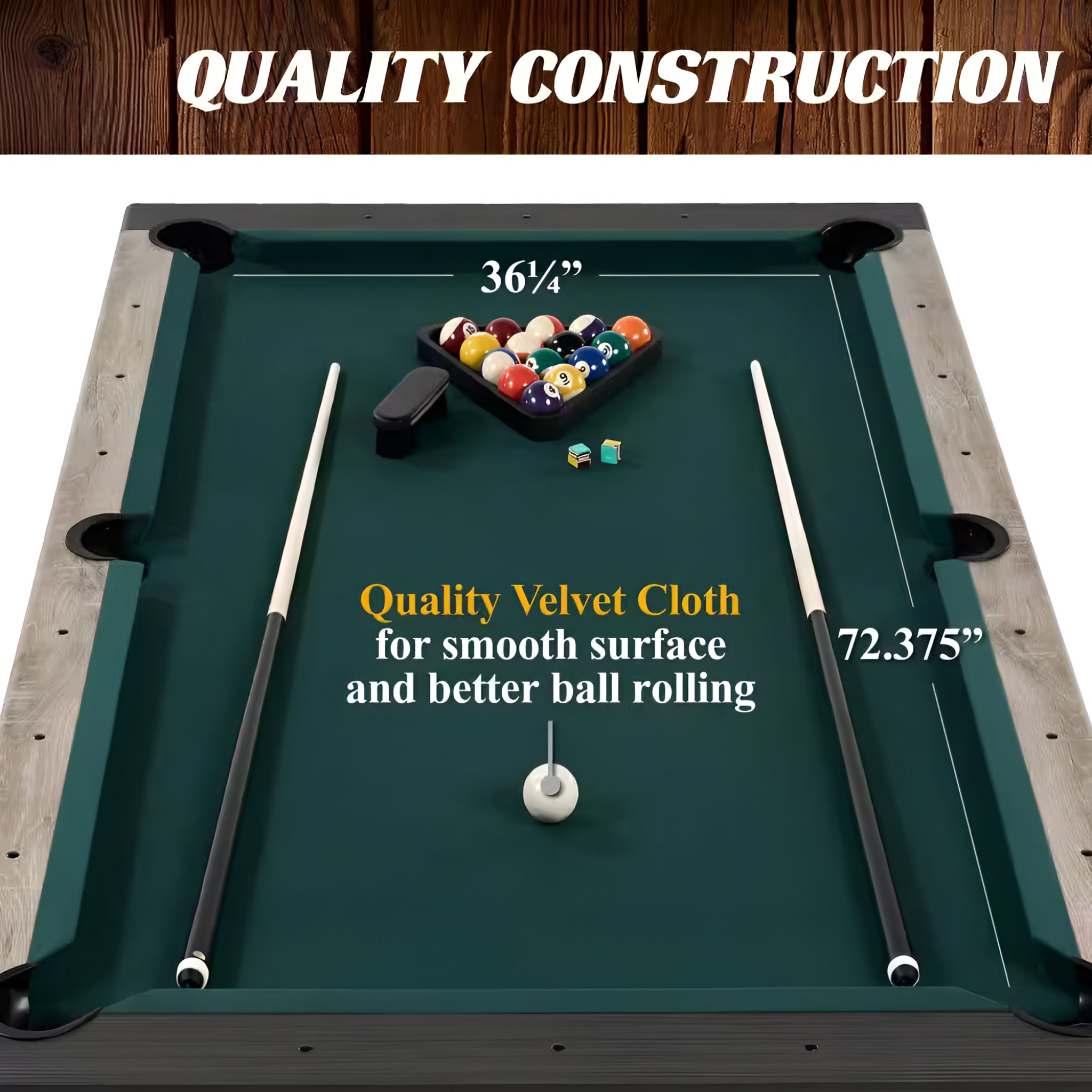 Westmont Multi-Game Pool Table with Accessories