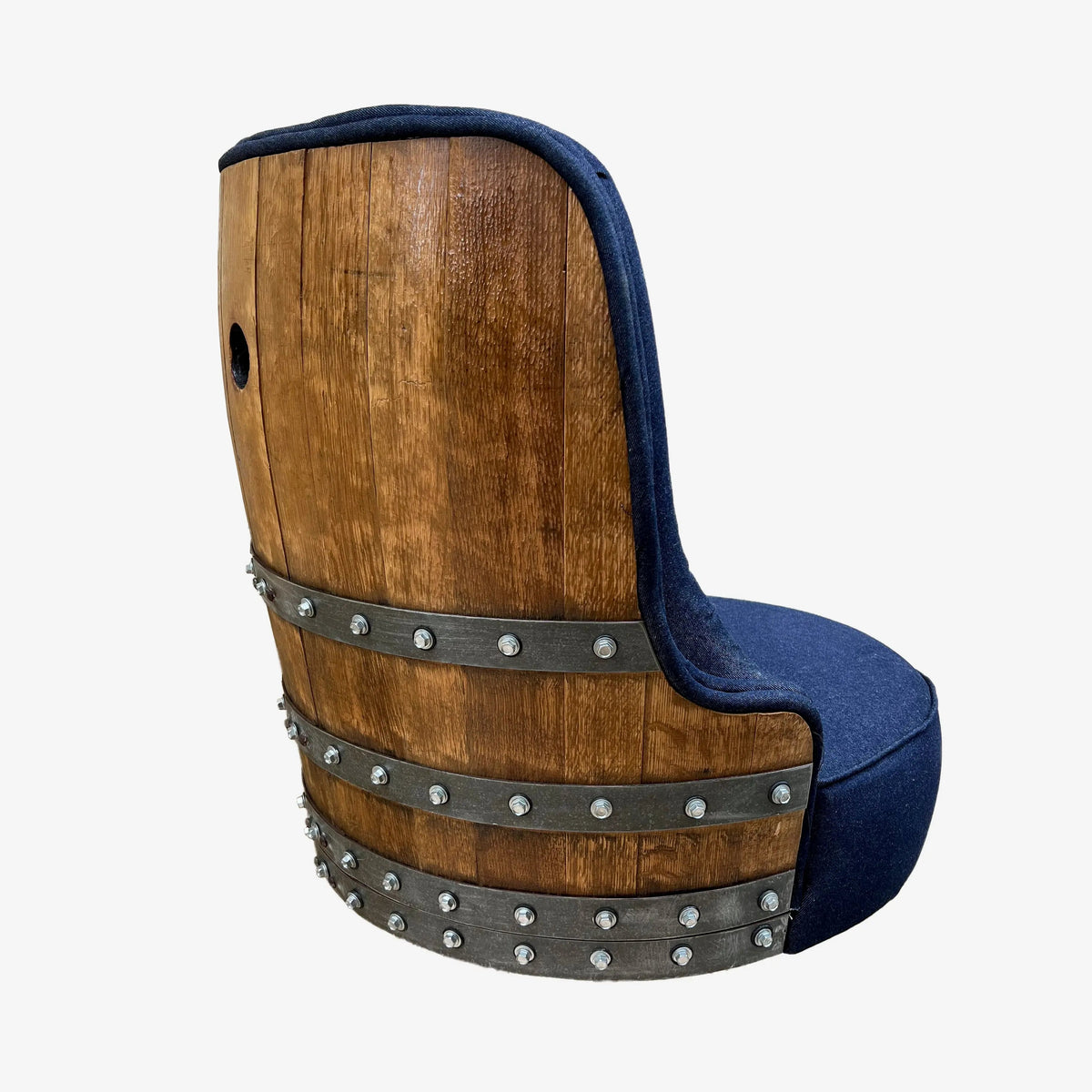 Whiskey & Wine Barrel Bar Set – Liquor Cabinet, Pub Table & Luxury Bar Stools