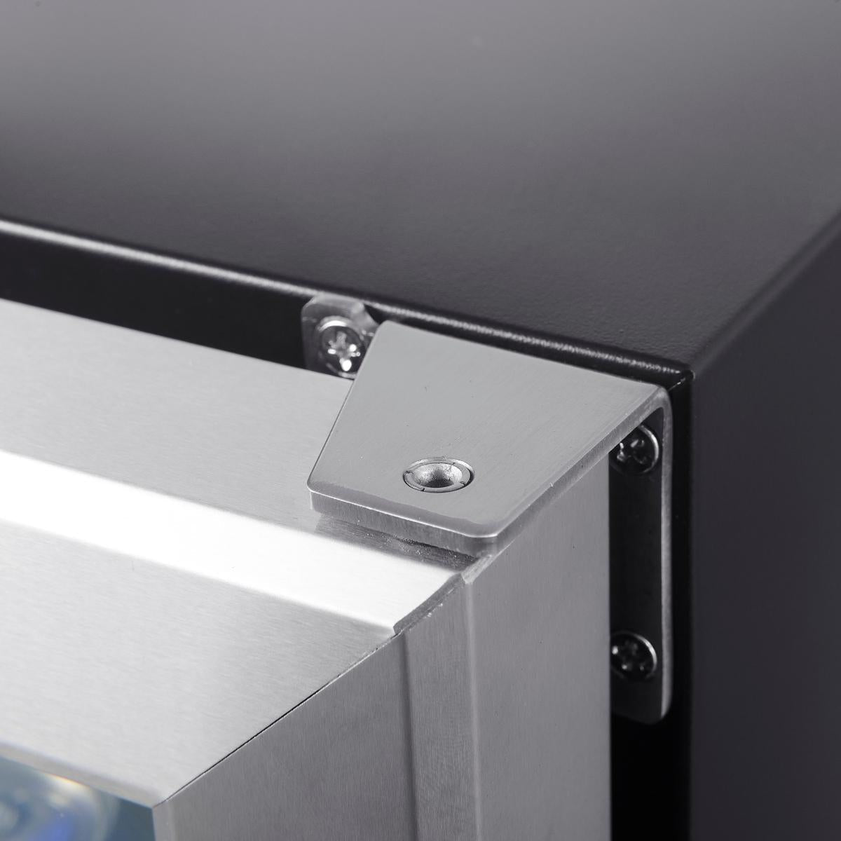 KingsBottle 36-Inch Dual-Zone Under-Counter Beverage Cooler