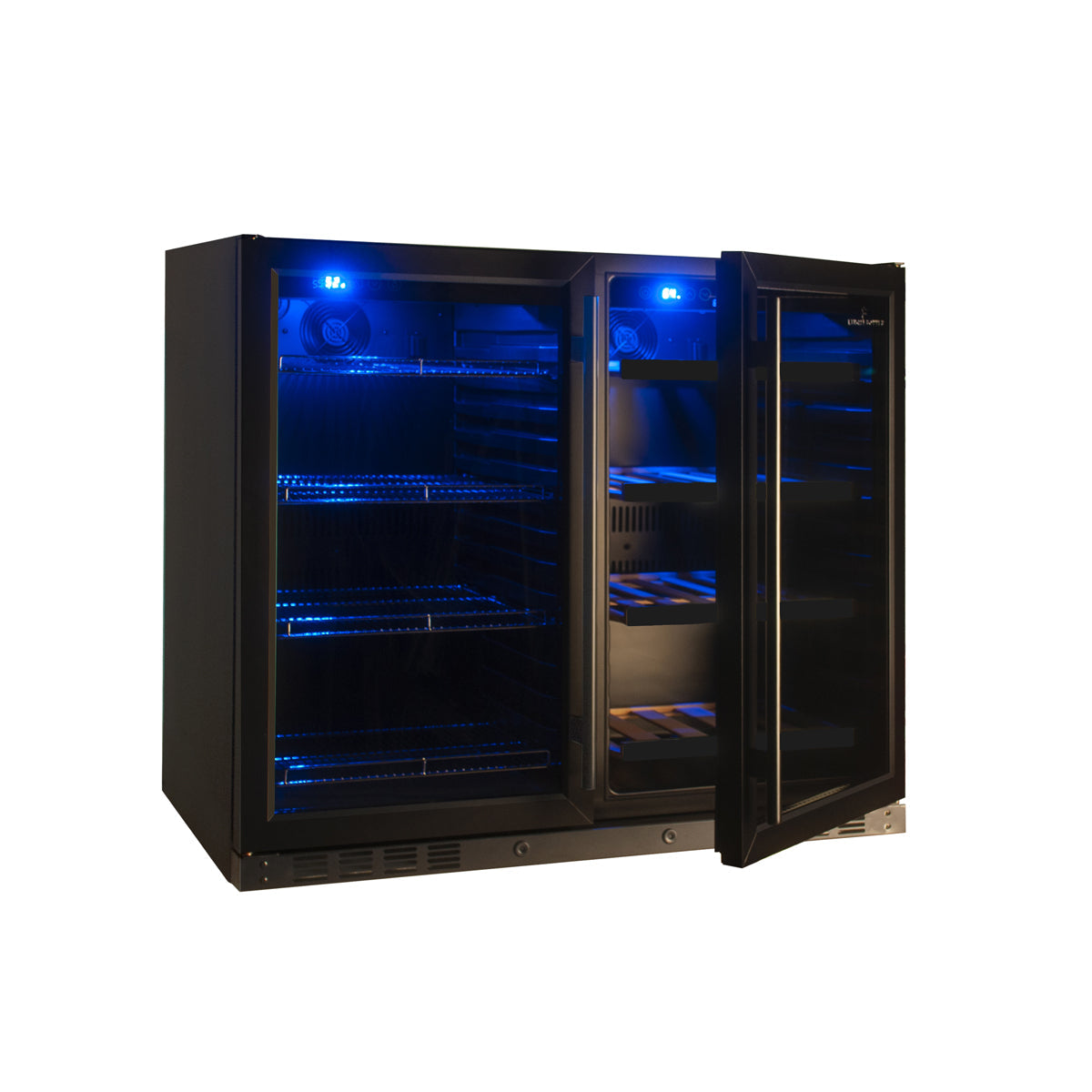 KingsBottle 39-Inch Dual-Zone Wine & Beverage Center