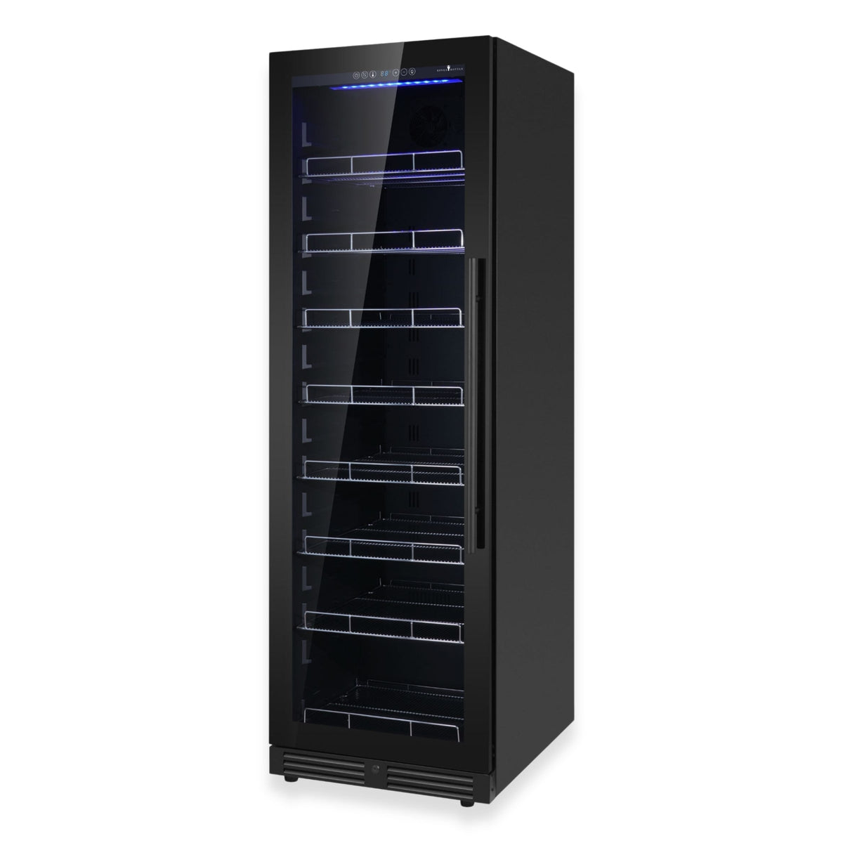 KingsBottle 72-Inch Upright Beverage Refrigerator with Low-E Glass Door