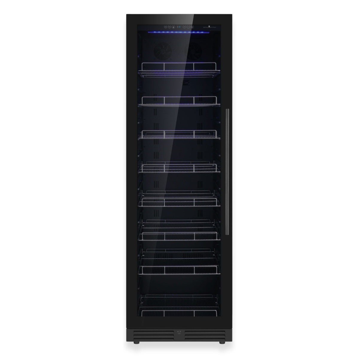 KingsBottle 72-Inch Upright Beverage Refrigerator with Low-E Glass Door