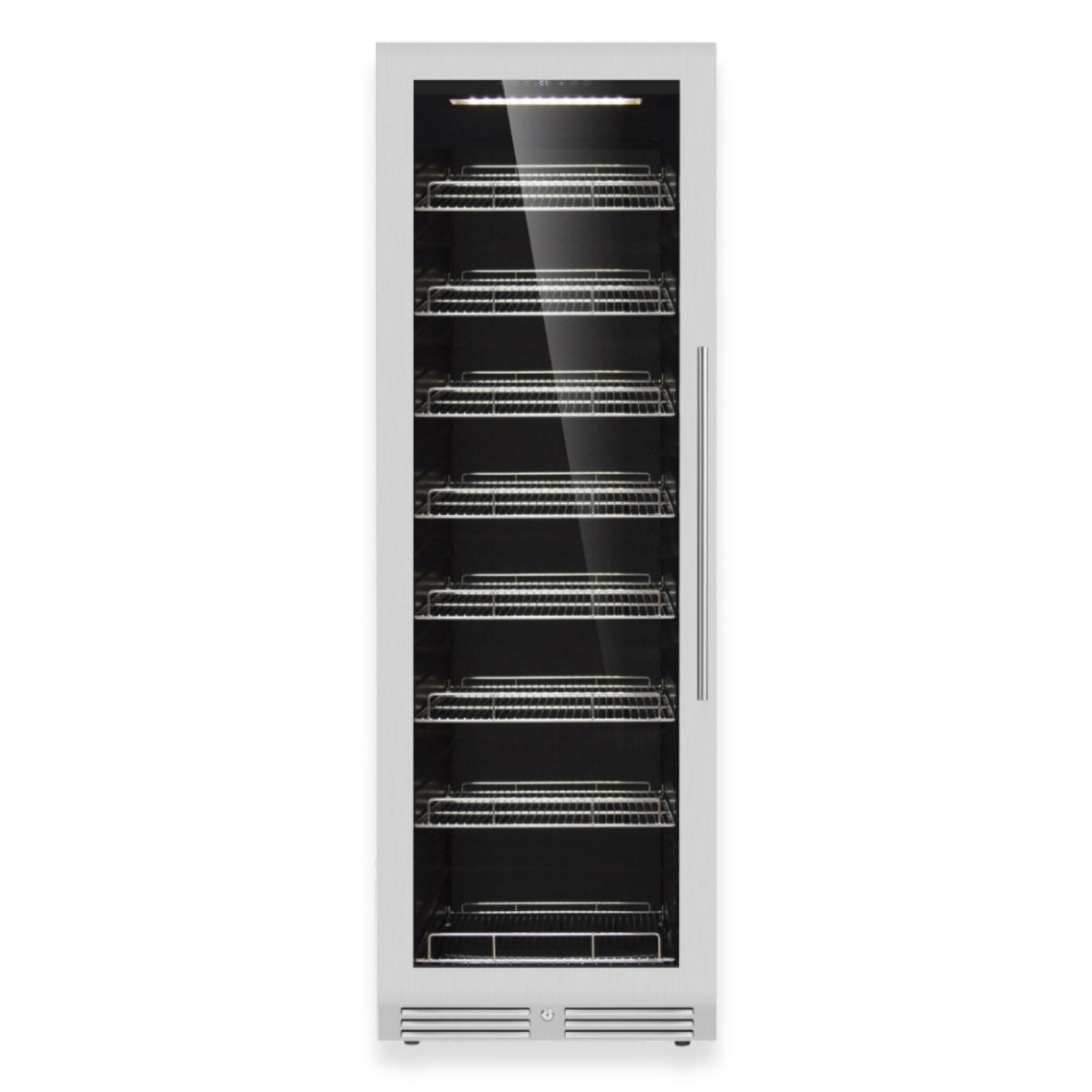 KingsBottle 72-Inch Upright Beverage Refrigerator with Low-E Glass Door