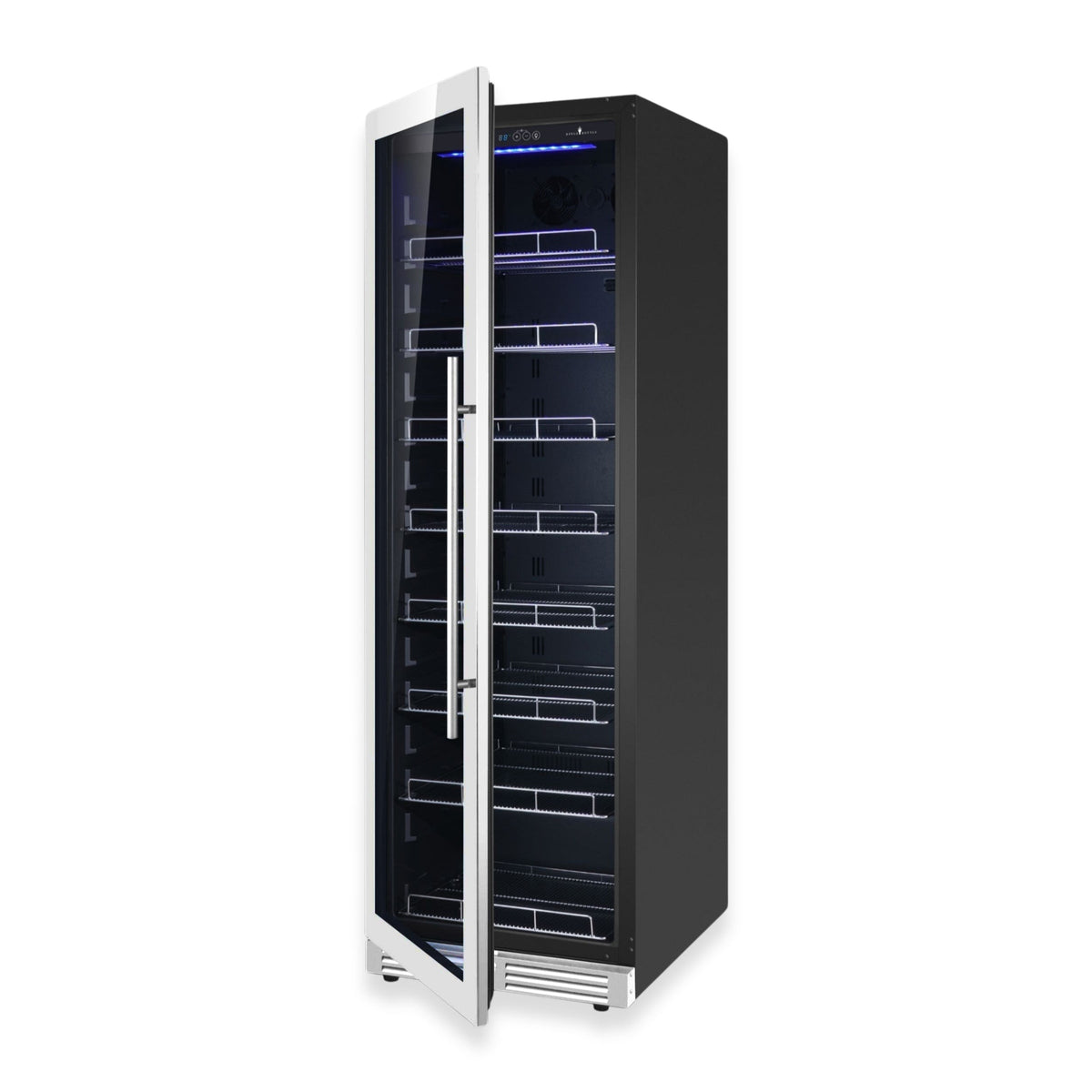 KingsBottle 72-Inch Upright Beverage Refrigerator with Low-E Glass Door