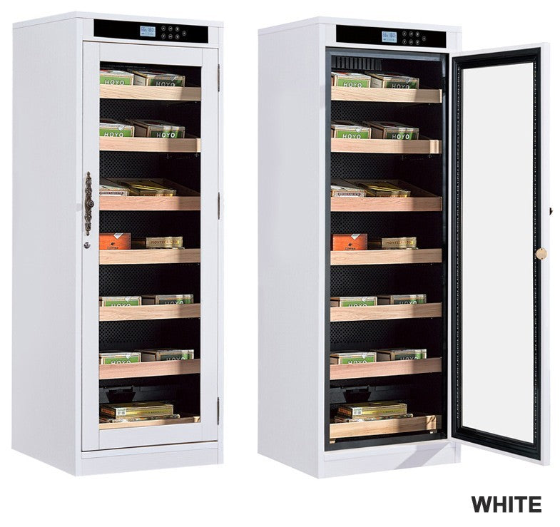 Remington Lite Custom Finish Cigar Humidor – 2,000 Count Electric Climate-Controlled Cabinet