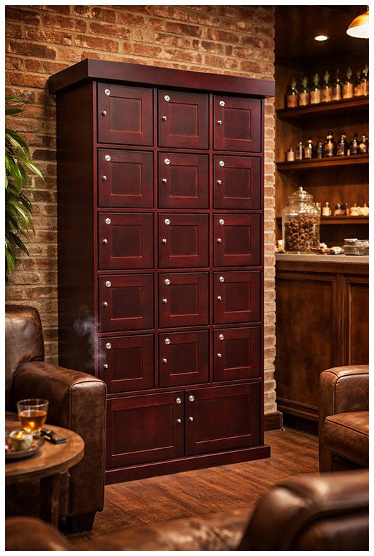 Cigar Locker Cabinet – Cherry 5,000 Count Commercial Cigar Storage Cabinet