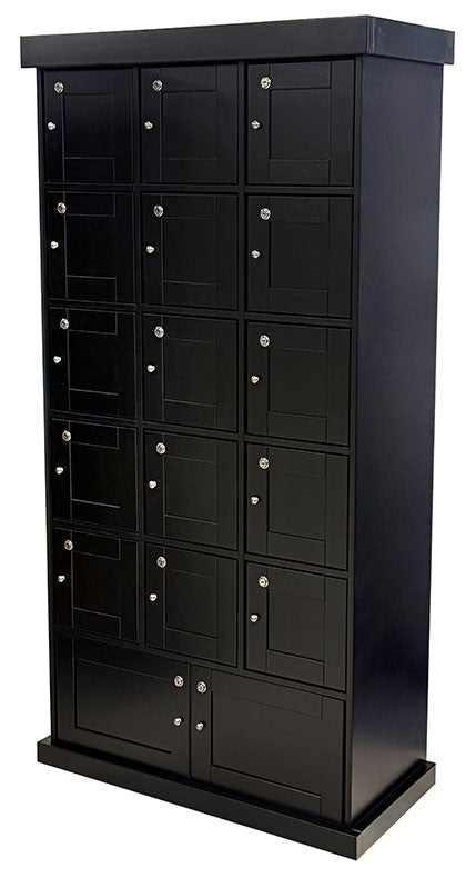 Cigar Locker Cabinet – Black 5,000 Count Commercial Cigar Storage Cabinet
