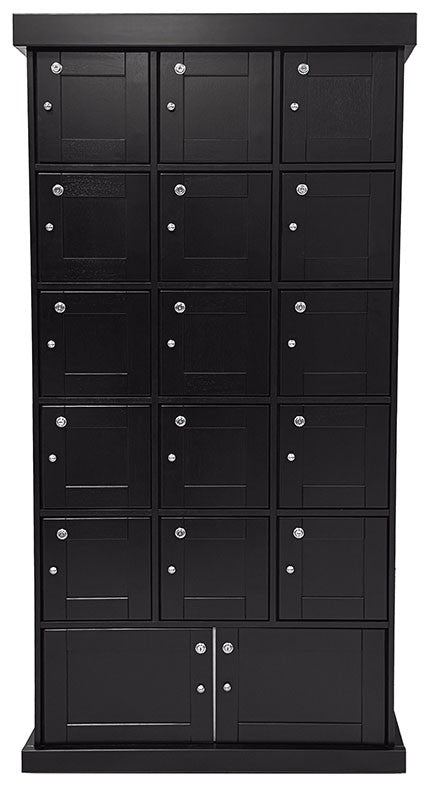 Cigar Locker Cabinet – Black 5,000 Count Commercial Cigar Storage Cabinet