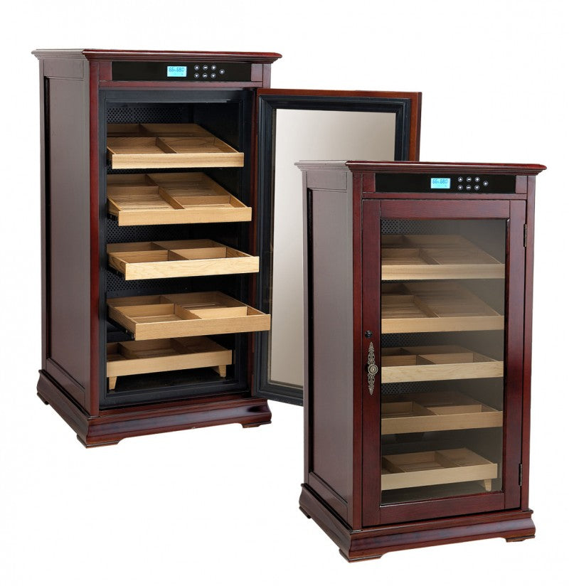 Redford Cigar Humidor – 1,250 Count Electric Climate-Controlled Cabinet