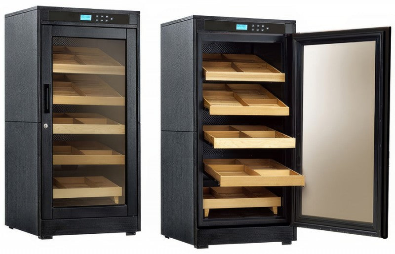 Redford Lite Cigar Humidor – 1,250 Count Electric Climate-Controlled Cabinet