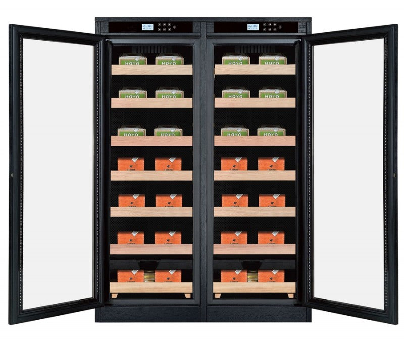 Reagan Lite Electronic Cigar Cabinet Humidor – 4,000 Count Dual-Zone