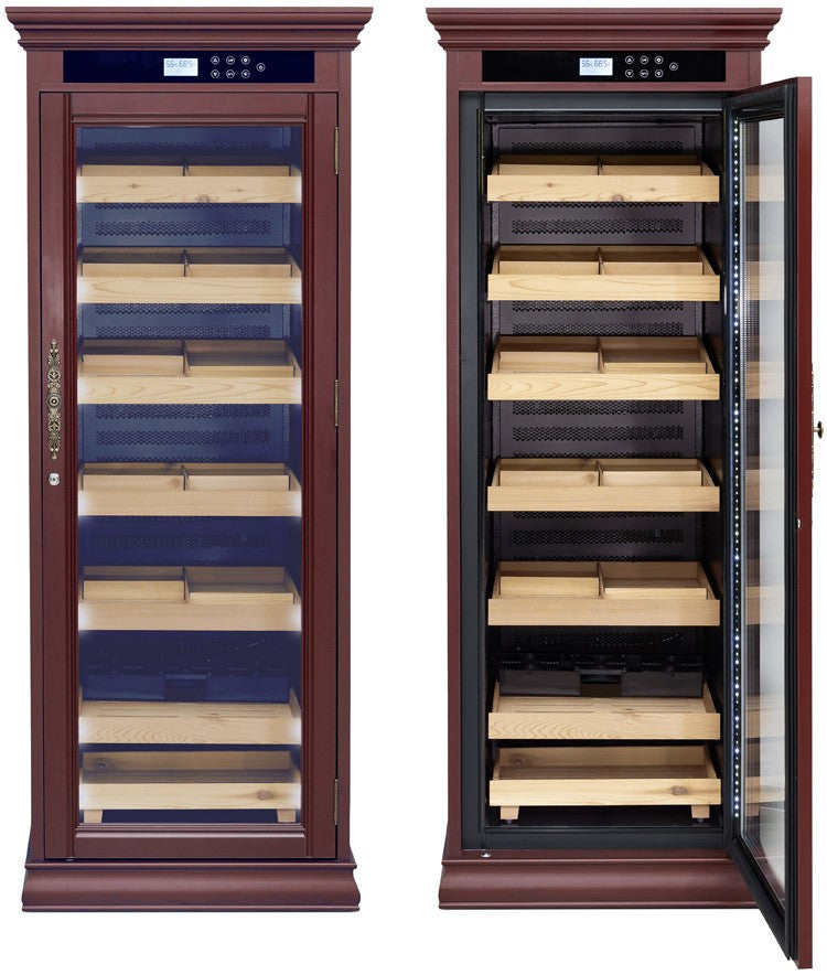 Remington Cigar Cabinet Humidor – 2,000 Count Electric Climate-Controlled