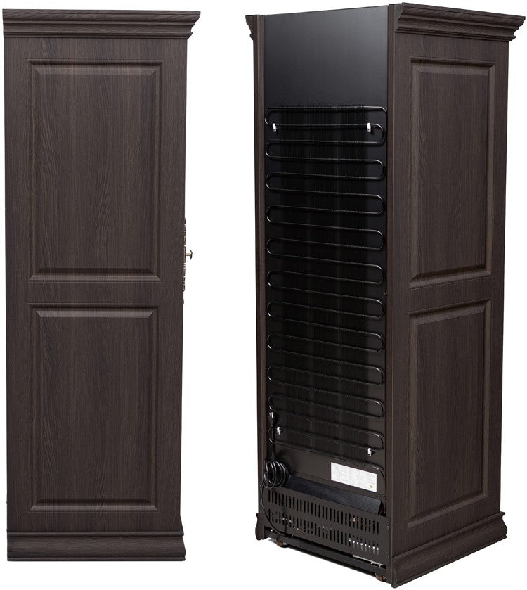 Remington Espresso Cigar Humidor – 2,000 Count Electric Climate-Controlled Cabinet