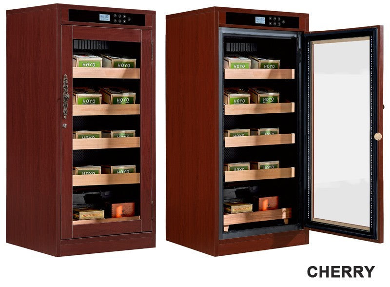 Redford Lite Custom Finish Cigar Humidor – 1,250 Count Electric Climate-Controlled Cabinet