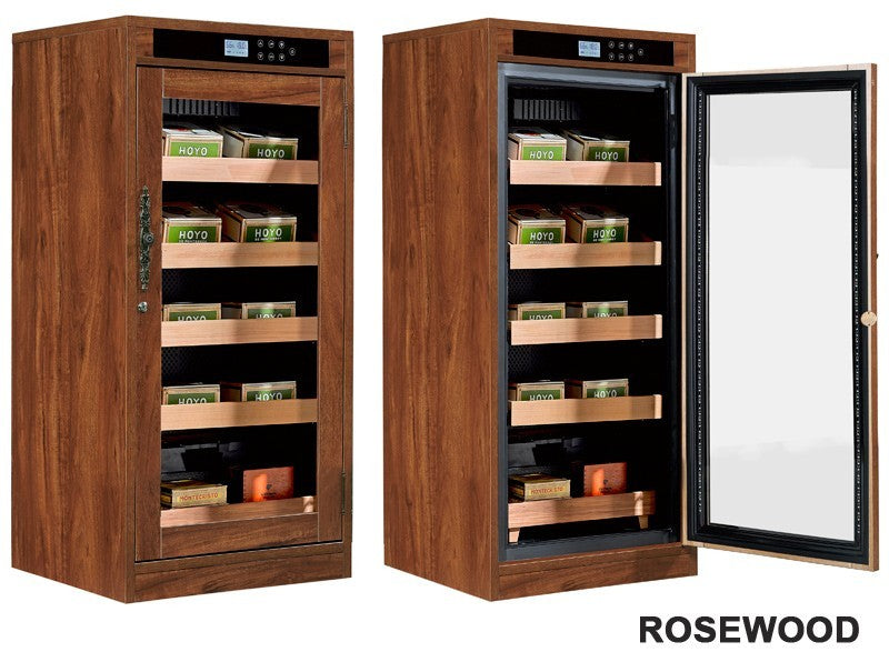 Redford Lite Custom Finish Cigar Humidor – 1,250 Count Electric Climate-Controlled Cabinet
