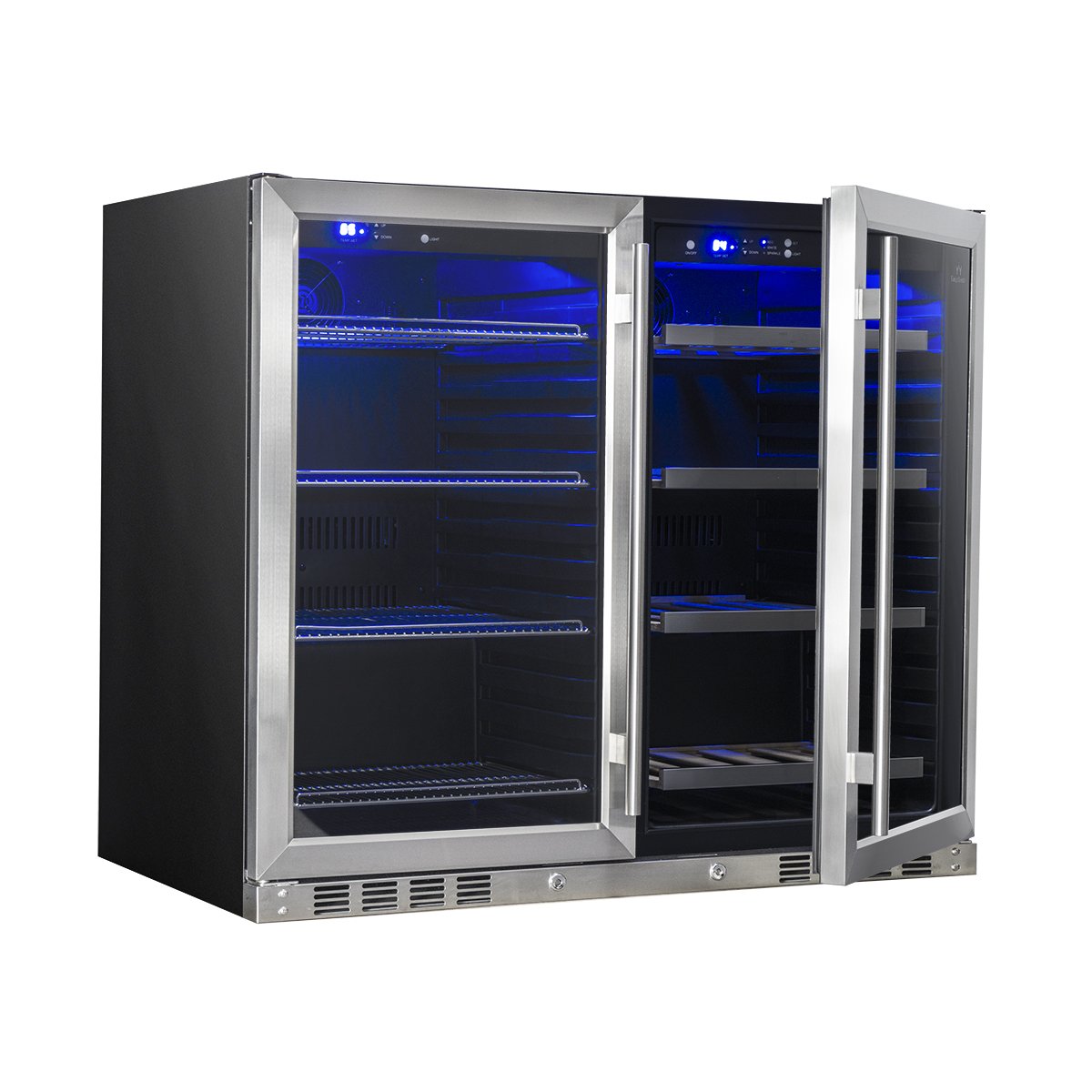 KingsBottle 39-Inch Dual-Zone Wine & Beverage Center