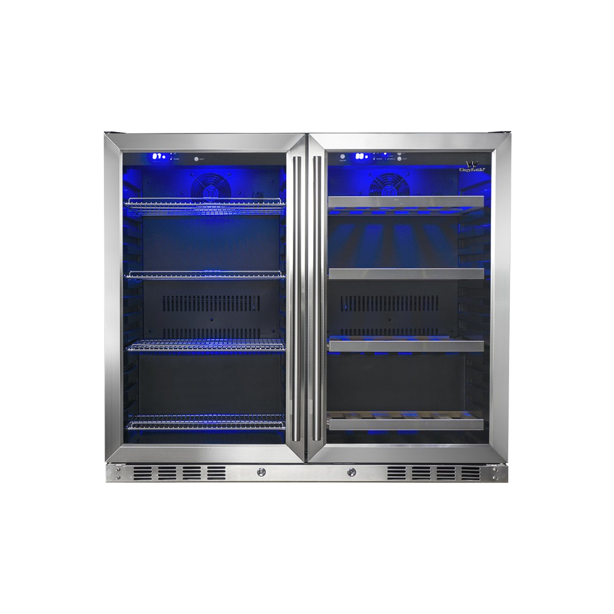 KingsBottle 39-Inch Dual-Zone Wine & Beverage Center