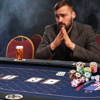 71'' 8 - Player Foldable Poker Table