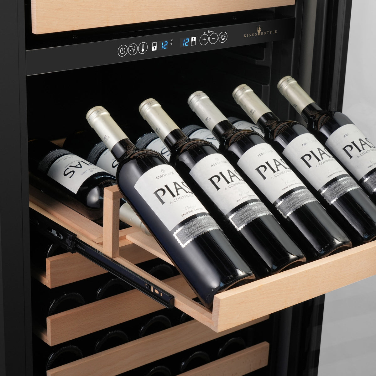 KingsBottle 47-Inch Upright Dual-Zone Wine & Beverage Center