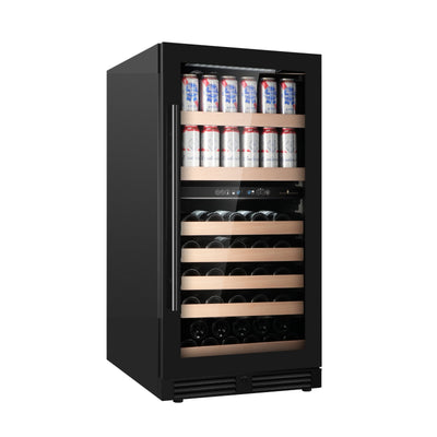 KingsBottle 47-Inch Upright Dual-Zone Wine & Beverage Center