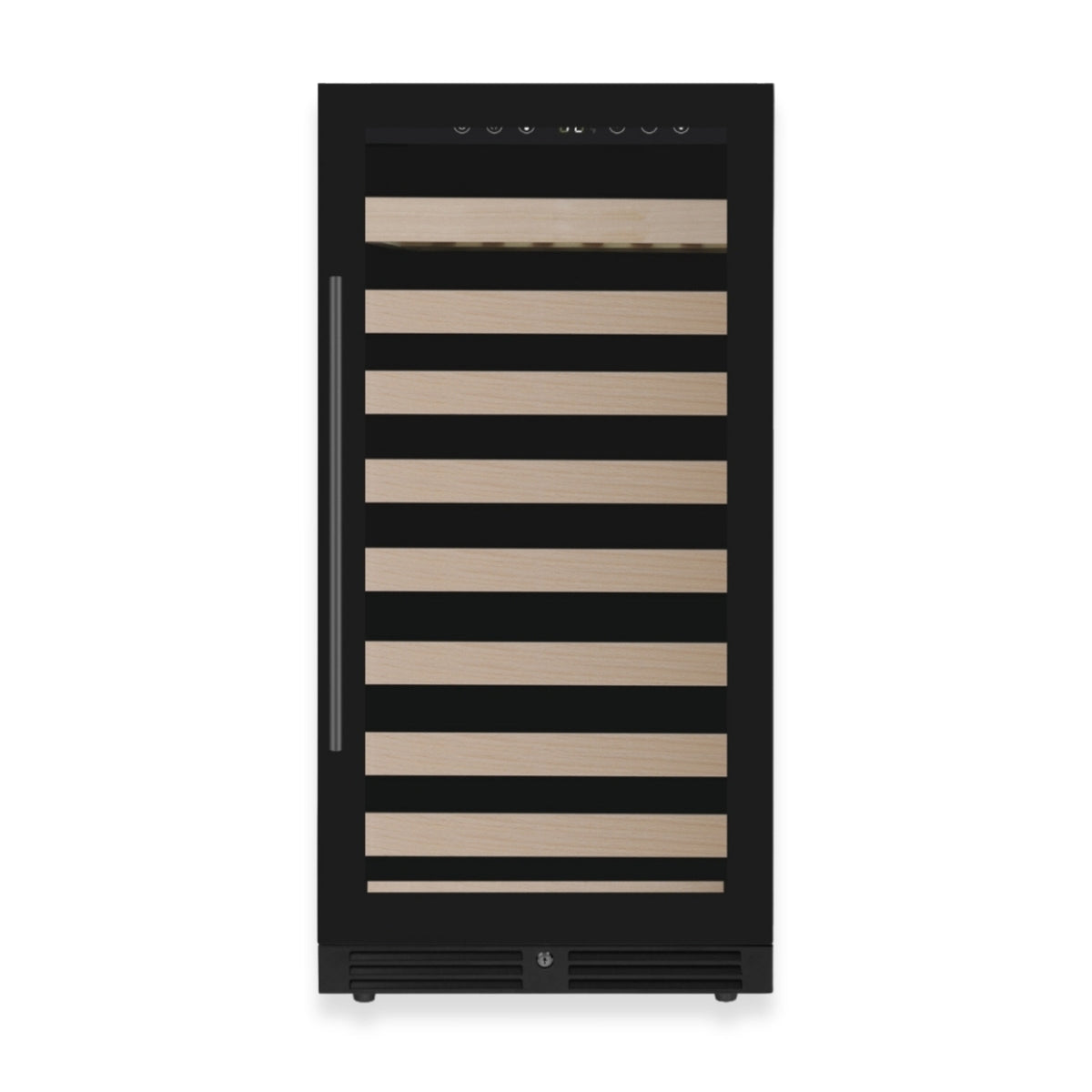 KingsBottle 47-Inch Upright Single-Zone Wine Cooler with Low-E Glass Door