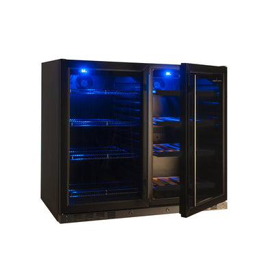 KingsBottle 39-Inch Dual-Zone Wine & Beverage Center