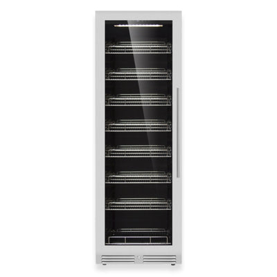 KingsBottle 72-Inch Upright Beverage Refrigerator with Low-E Glass Door