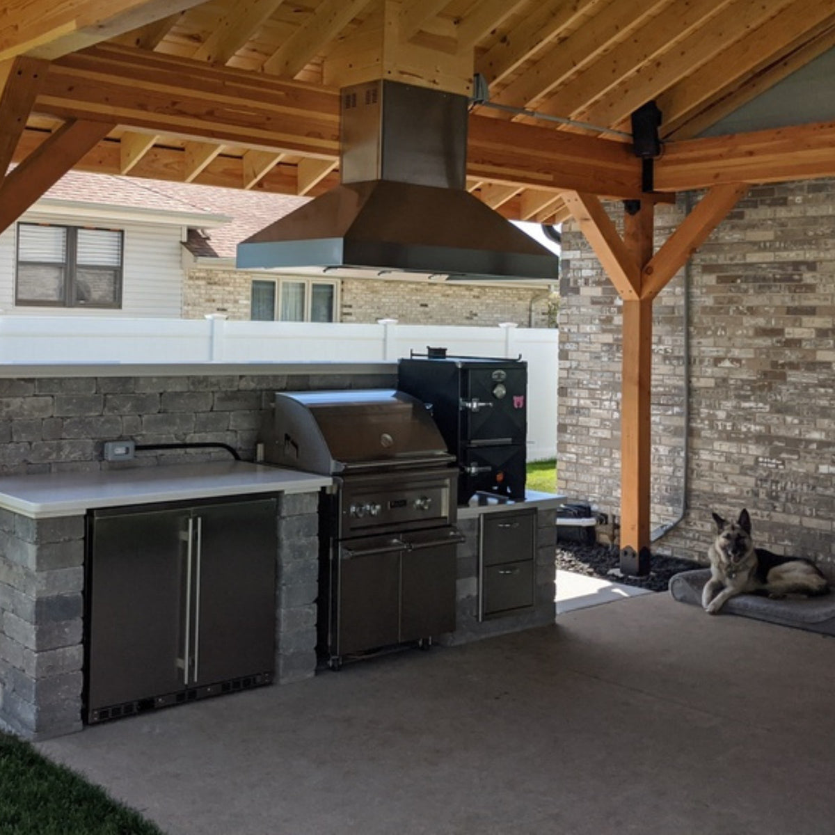 KingsBottle 36-Inch Outdoor Beverage Refrigerator with Solid Stainless Steel Door
