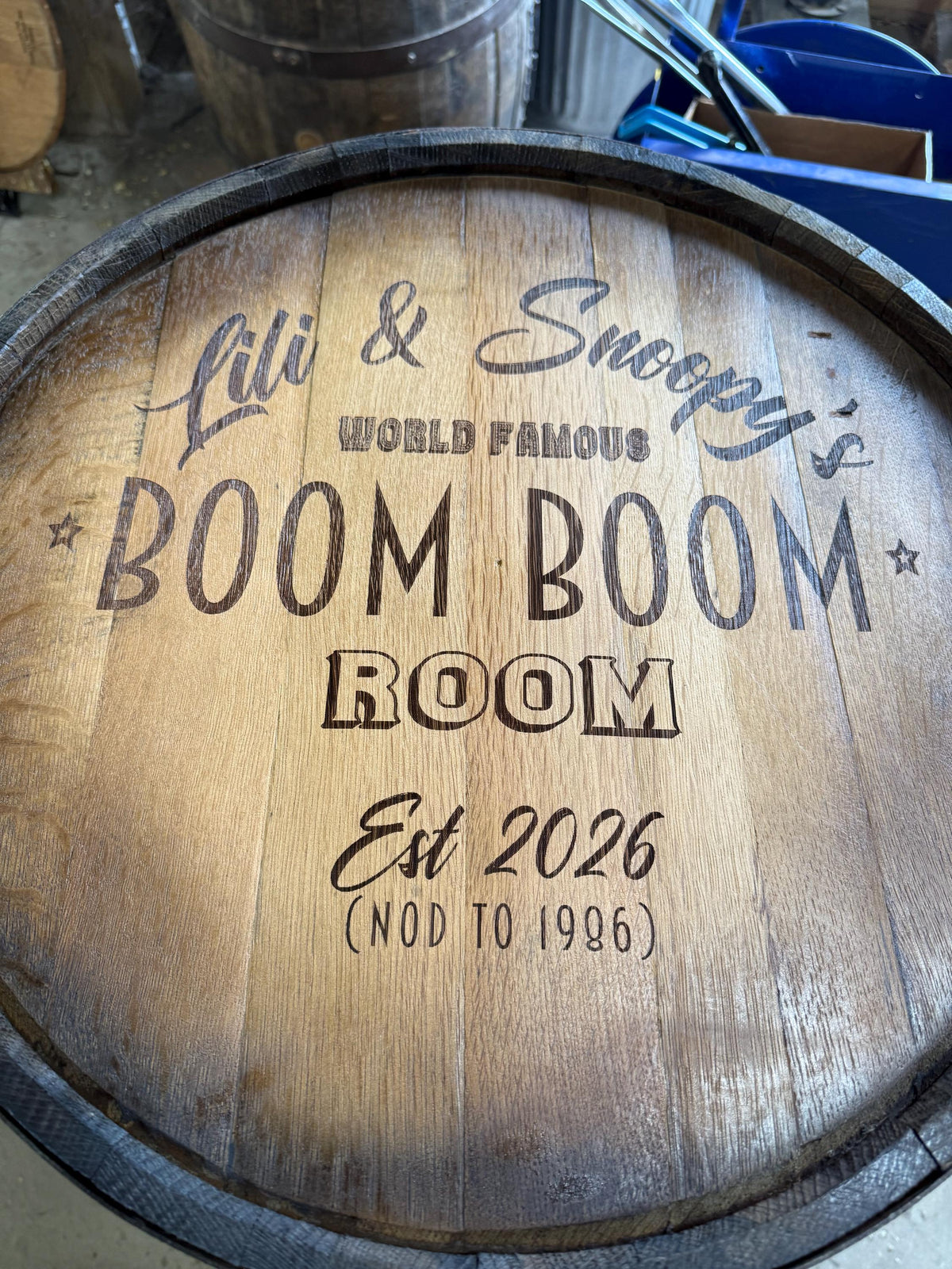 Whiskey Barrel Pool/Billiards Cabinet – Custom Pool Cue &amp; Equipment Storage
