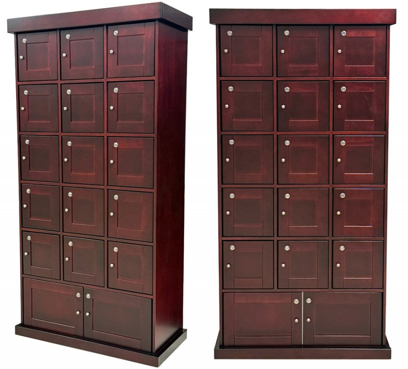 Cigar Locker Cabinet – Cherry 5,000 Count Commercial Cigar Storage Cabinet