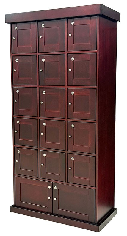 Cigar Locker Cabinet – Cherry 5,000 Count Commercial Cigar Storage Cabinet