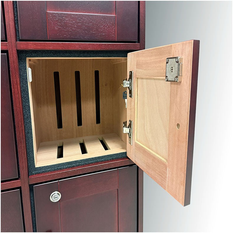 Cigar Locker Cabinet – Cherry 5,000 Count Commercial Cigar Storage Cabinet