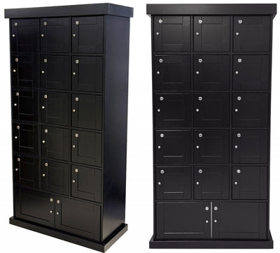 Cigar Locker Cabinet – Black 5,000 Count Commercial Cigar Storage Cabinet