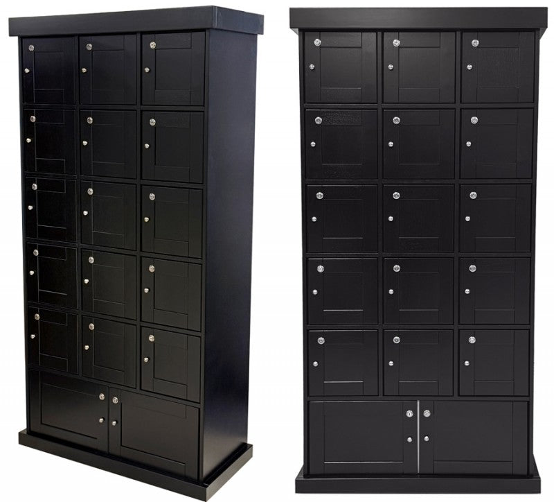 Cigar Locker Cabinet – Black 5,000 Count Commercial Cigar Storage Cabinet