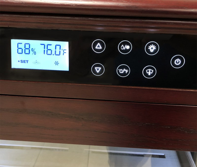 Redford Cigar Humidor – 1,250 Count Electric Climate-Controlled Cabinet