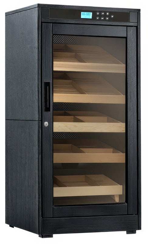 Redford Lite Cigar Humidor – 1,250 Count Electric Climate-Controlled Cabinet